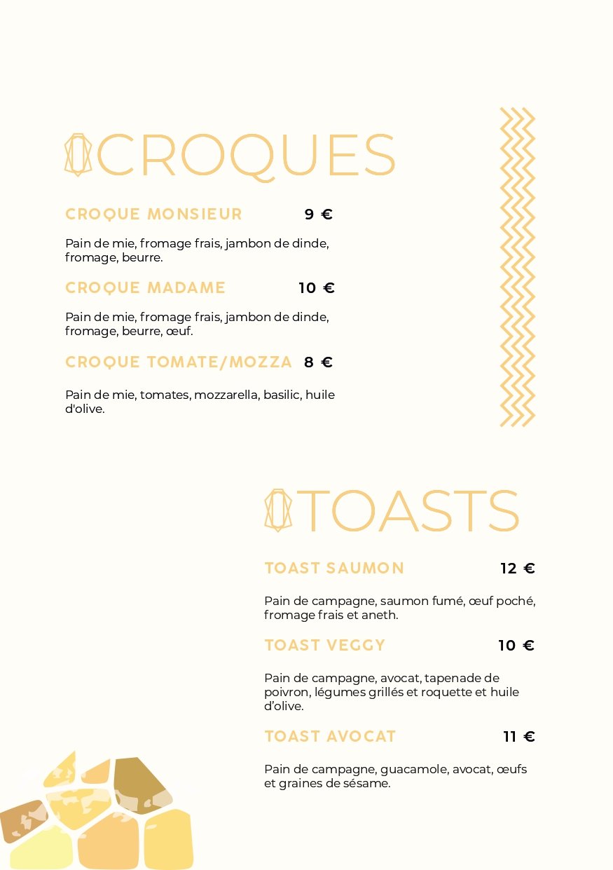 Menu Page 1